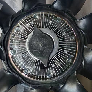 Conjunto de ventilador de embreagem de óleo de silicone