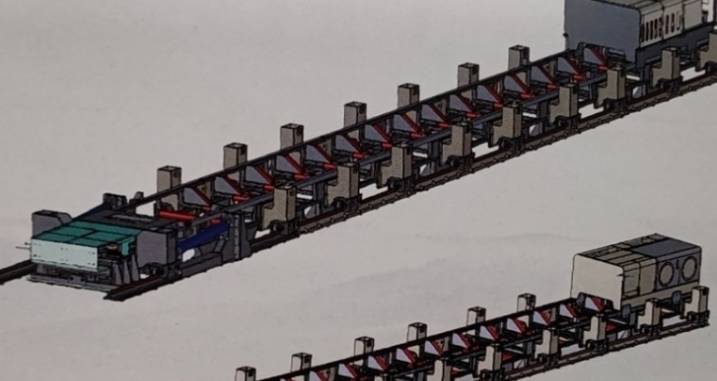 Ekor Konveyor Sabuk yang Bergerak Sendiri.jpg Self-moving Belt Conveyor Tail.jpg