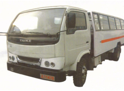 Veículo à prova de explosão com 20 lugares