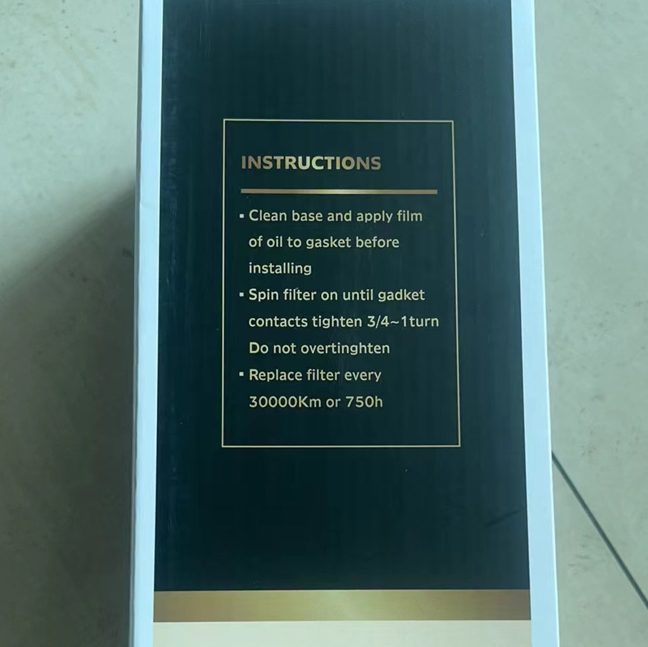 Elemento filtrante del separador de agua y aceite