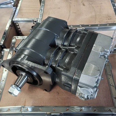 Compresor de aire de doble cilindro