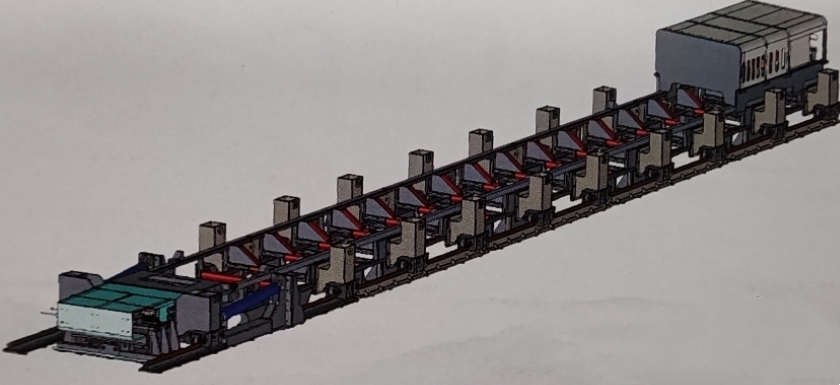 Ekor Konveyor Sabuk yang Bergerak Sendiri.jpg Self-moving Belt Conveyor Tail.jpg